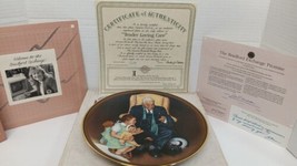 Norman Rockwell Tender Loving Care  Collector Plate #15297M Knowles 1988 - $17.81
