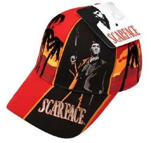 Primary image for Official Tony Montana Hollywood Scarface Movie Hat Cap Palm New by JH Design
