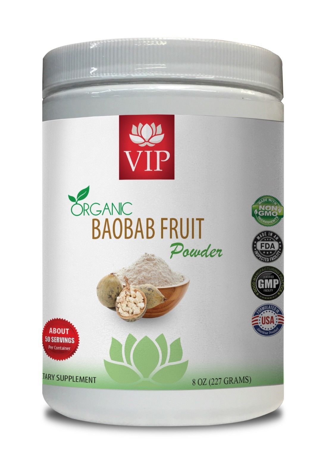 baobab fruit ORGANIC Baobab Fruit Powder fiber rich powder 1B