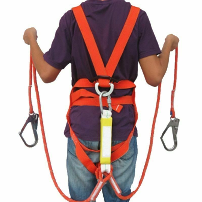 Safety Belt Five Points Full Body Double Hook Harness Labor Working