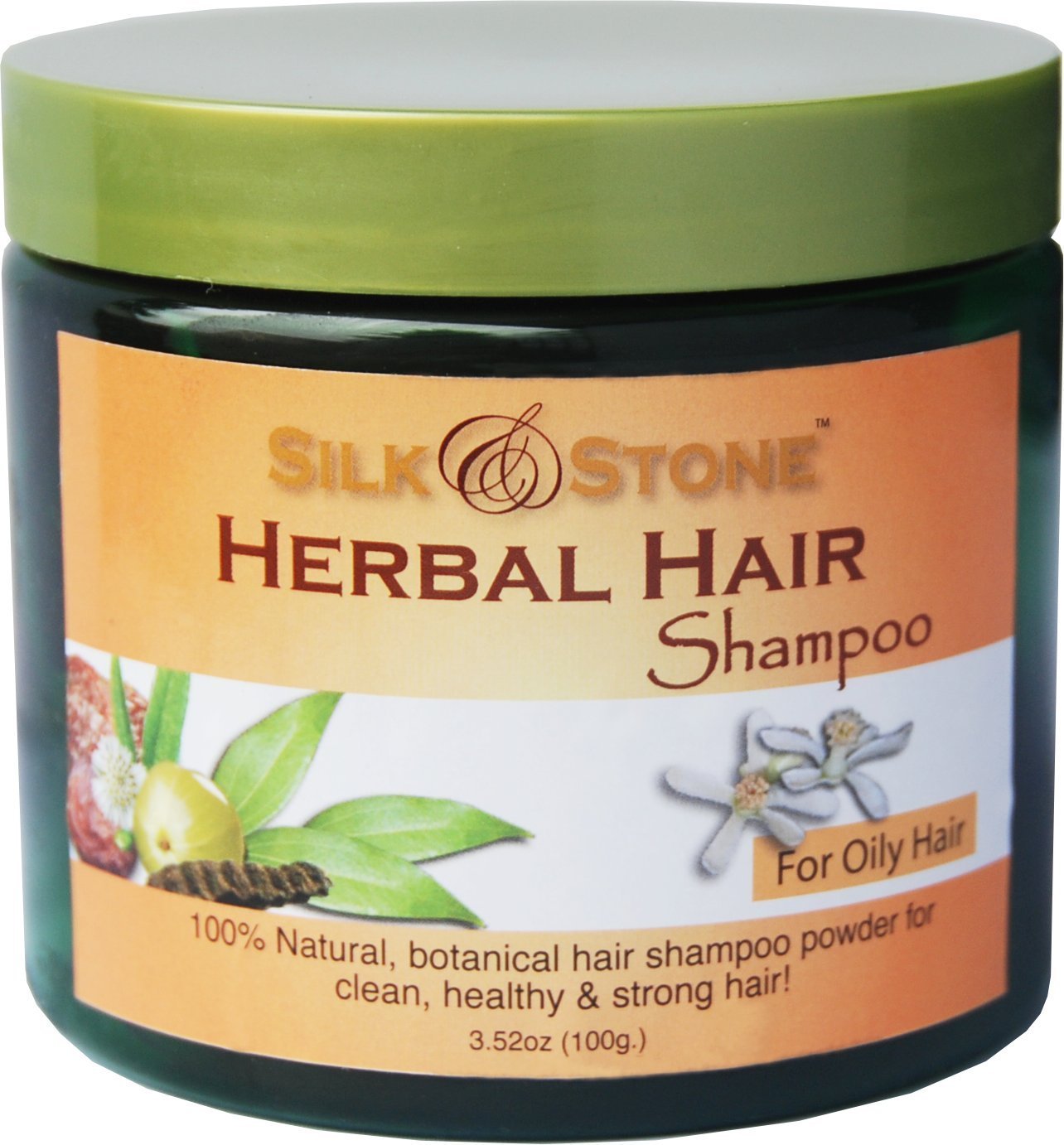 Silk & Stone Herbal Hair Shampoo Powder- Oily Hair