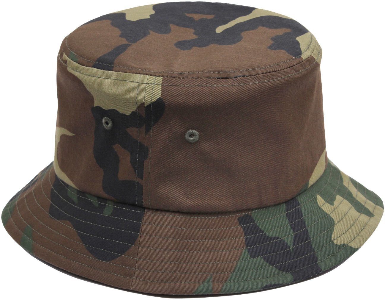 Camo Bucket Hat Wide Brim Sun Cap Military Fishing Digital Camouflage ...