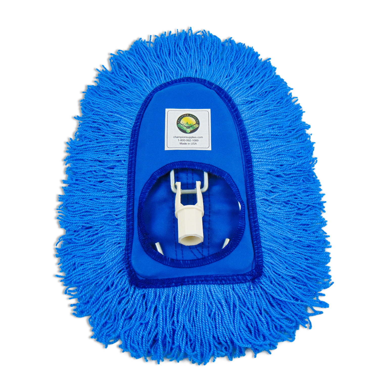 Champion Supplies Old Fashioned Dust Mop Azure Blue Mops, Brooms & Scrubbers