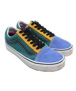 VANS Atwood Blue Green Color Block Suede Canvas Low Top Sneakers W 7.5 /... - $38.60