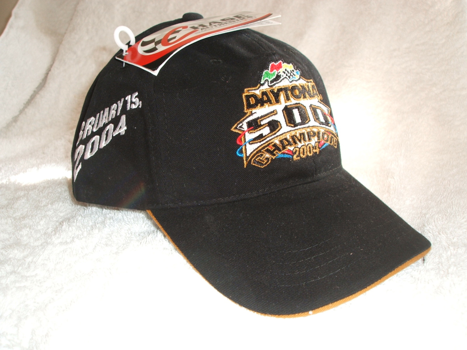 Dale Jr 2004 Daytona 500 Champion & Bud Ball Cap, New w/tags - Racing ...