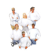 1980s Vtg McCalls Sewing Pattern 9388 Pullover Sweatshirt Top The Gap L ... - $7.95