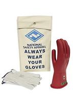 National Safety Apparel Class 00 Red Rubber Voltage Insulating Glove Kit with Le - $261.36