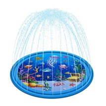 Pad Sprinkler For Kids 68&quot; S Outdoor Water Toys Inflatable Pad Baby Po - $39.99