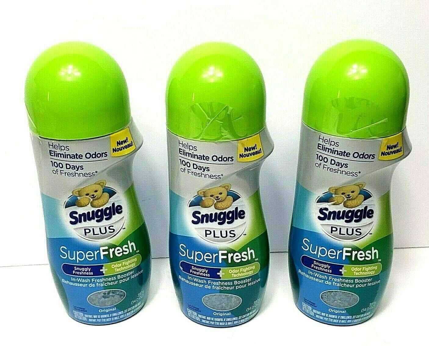 Primary image for 3xSnuggle Plus 22.5 Oz Super Fresh Original In Wash Freshness Booster