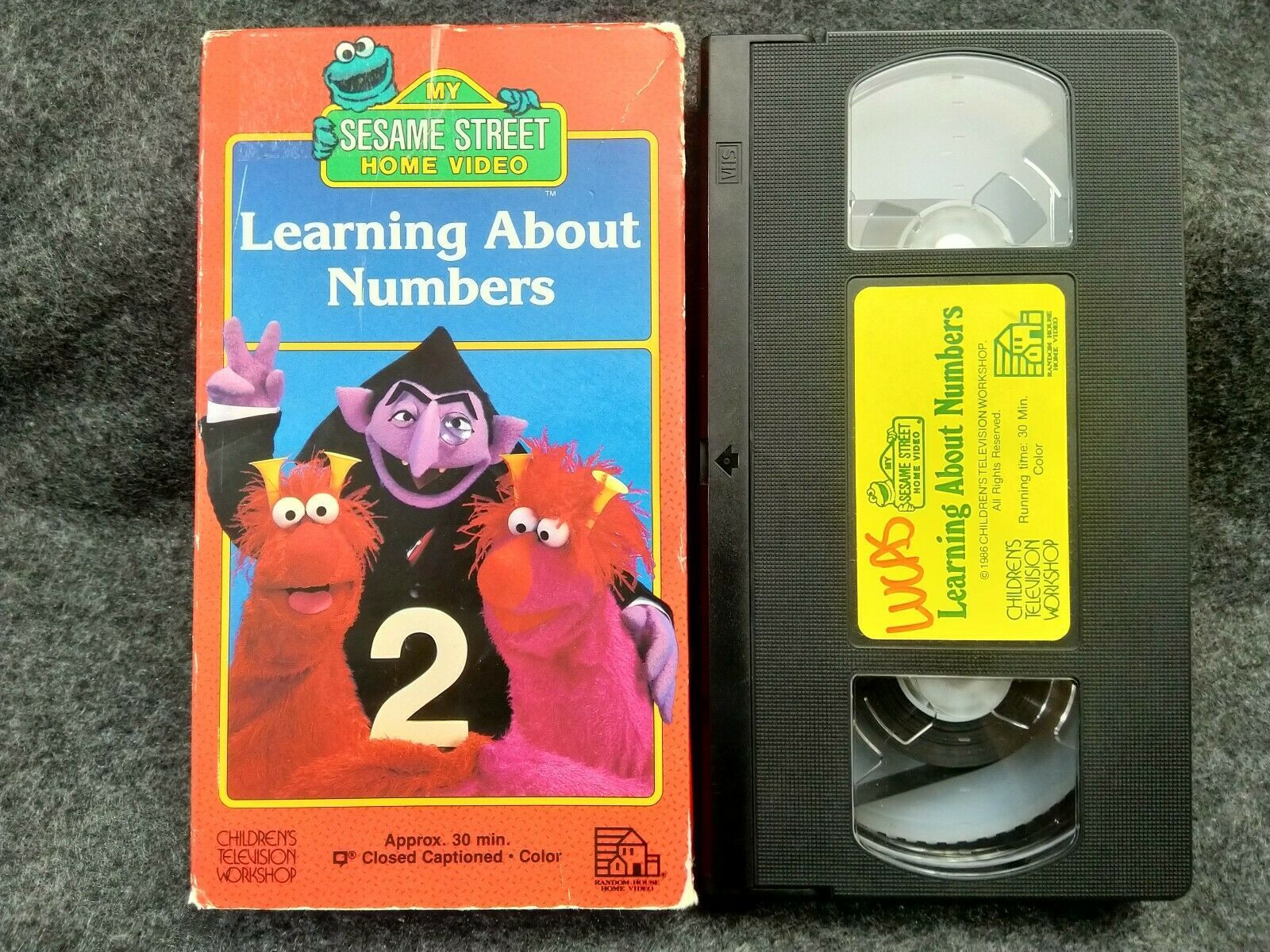 VHS Sesame Street - Learning About Numbers (VHS, 1996) - VHS Tapes