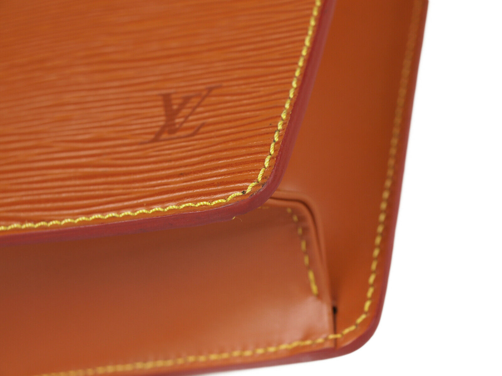 LOUIS VUITTON Pochette Homme Epi Leather Brown Clutch Bag LP3502 - Women&#39;s Bags & Handbags