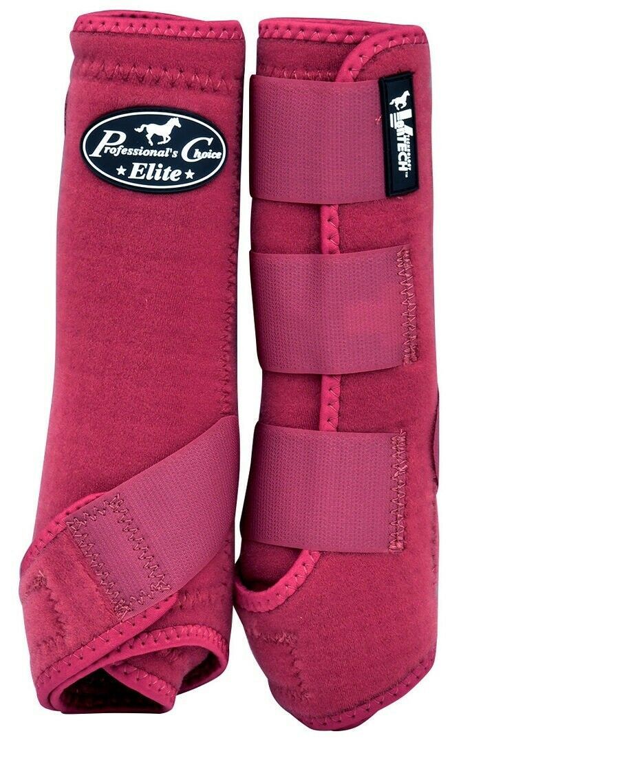 VenTECH SMB Elite Front Boot For Horses Small Crimson Vitamins