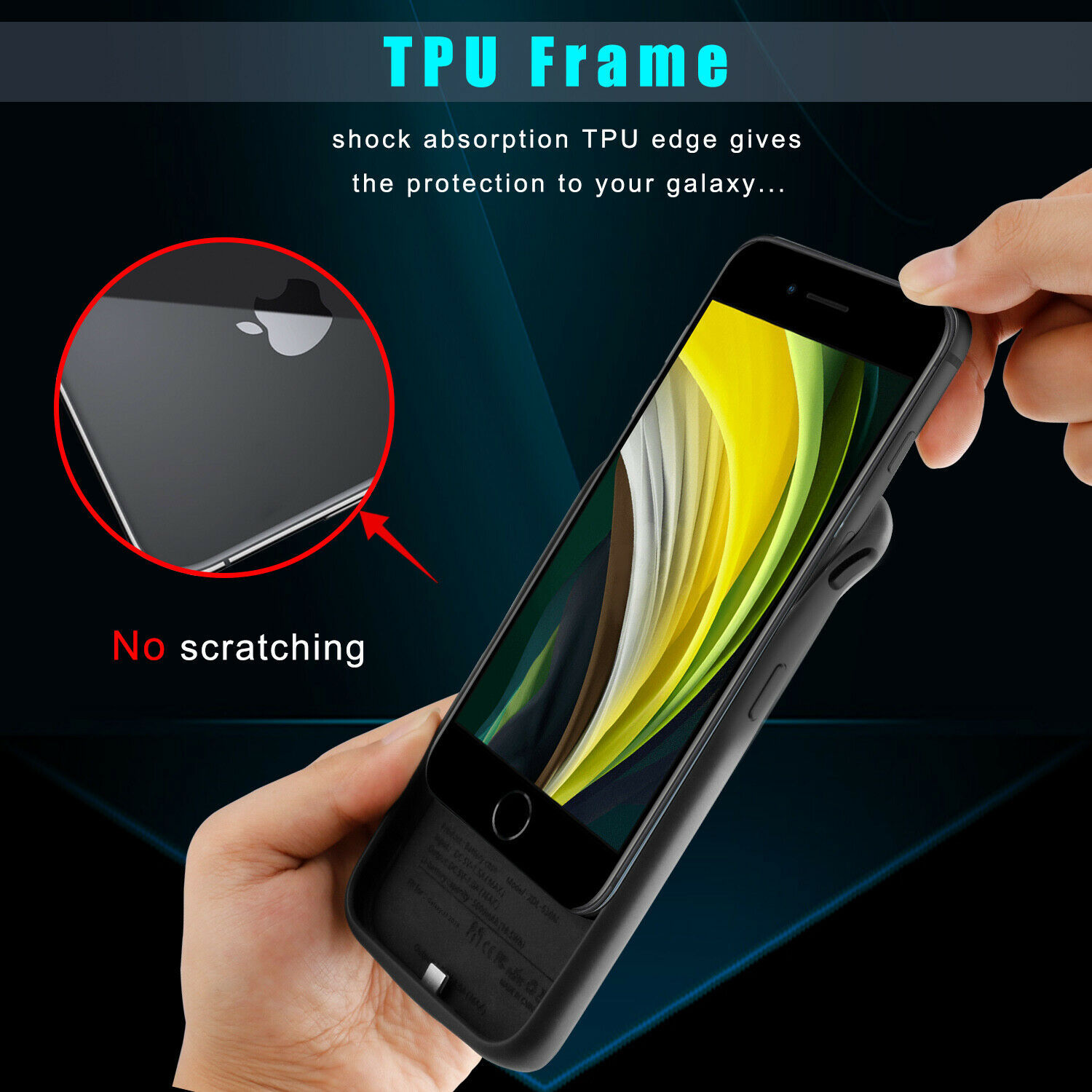 For iPhone SE (2nd Gen) 2020/8/7/6s/6 Battery Charging Case External