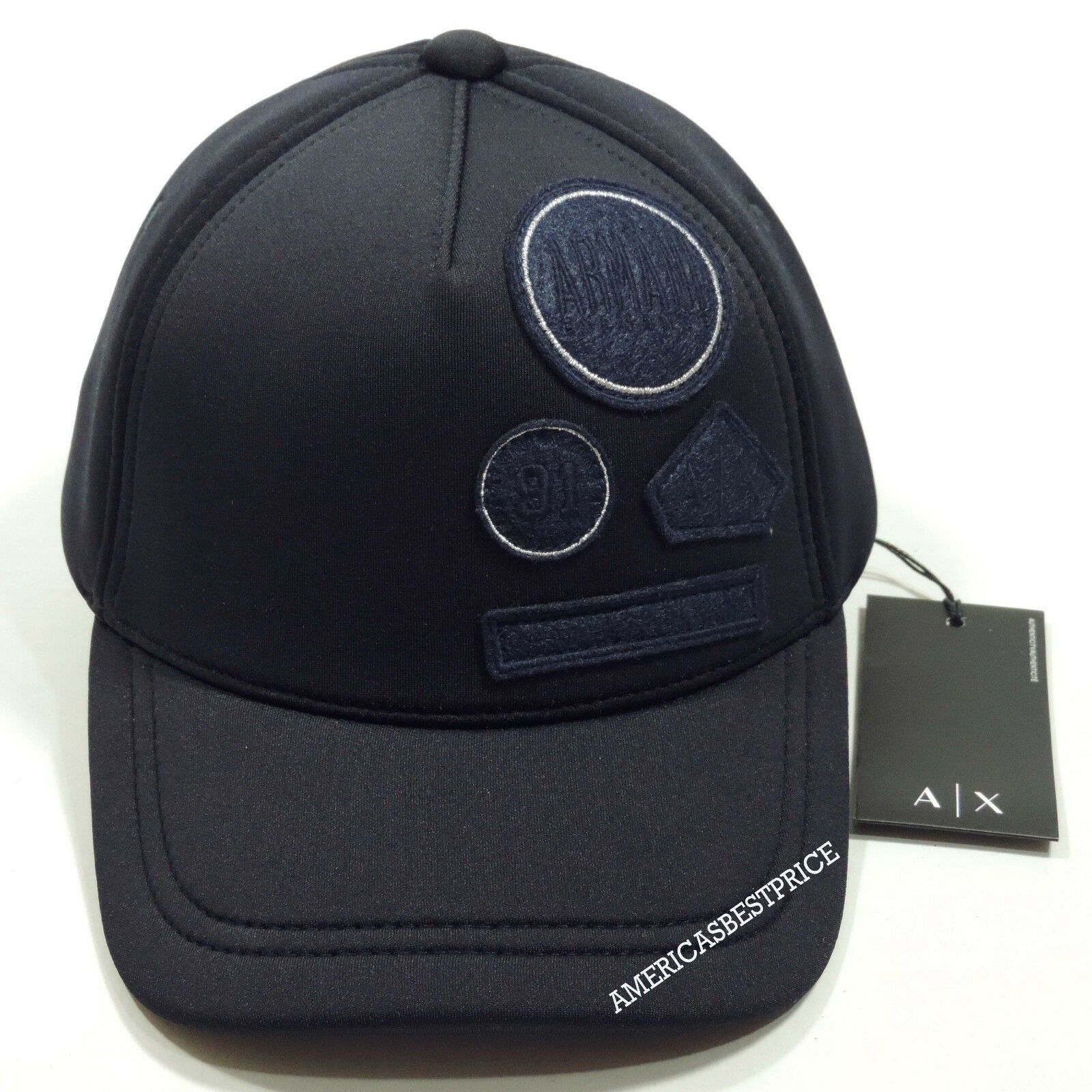 armani exchange skull cap