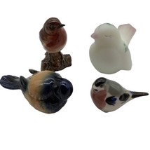 Bird Figurines, Set of 4, Beswick, Fenton, USSR, and Eble-Uhren - $54.45