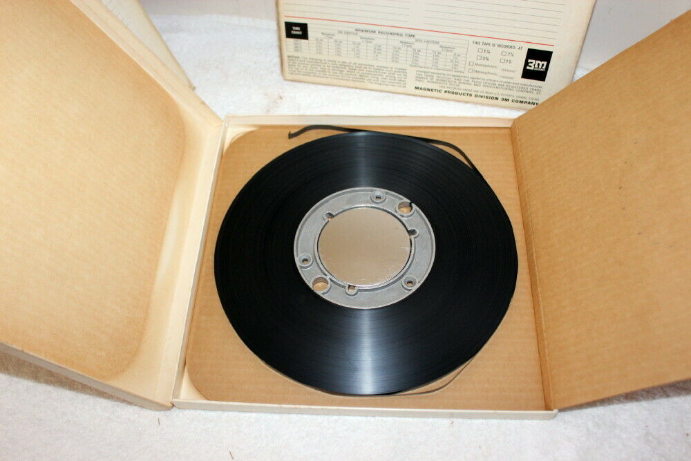 7 Professional 10 1/2" Metal Reel to Reel Tape Reels Boxes Demo