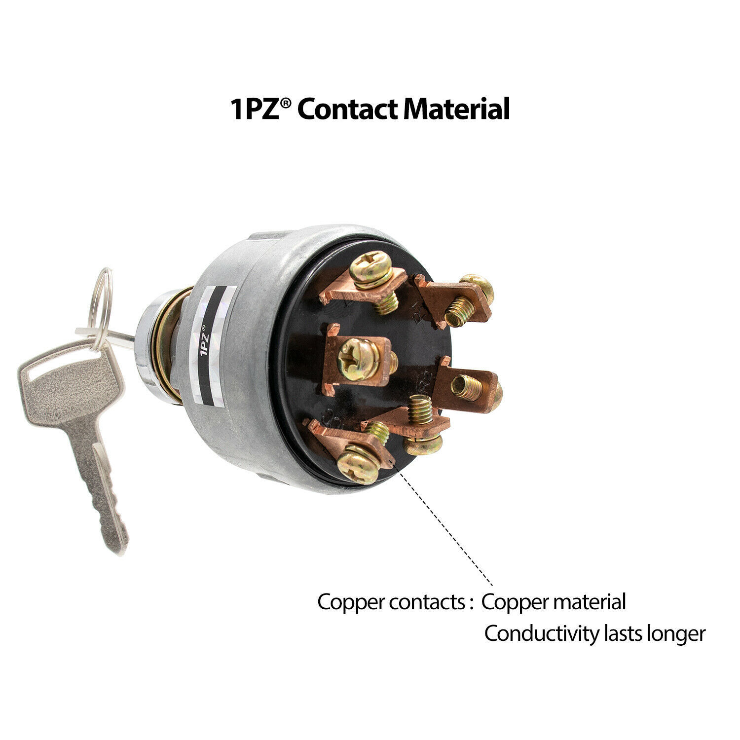 Tractor Ignition Starter Key Switch 4Position Kubota Iseki Yanmar John