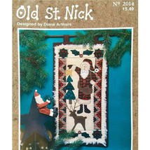 Christmas Santa Quilt Pattern Old St Nick by Diane Arthurs for The Powde... - $6.92