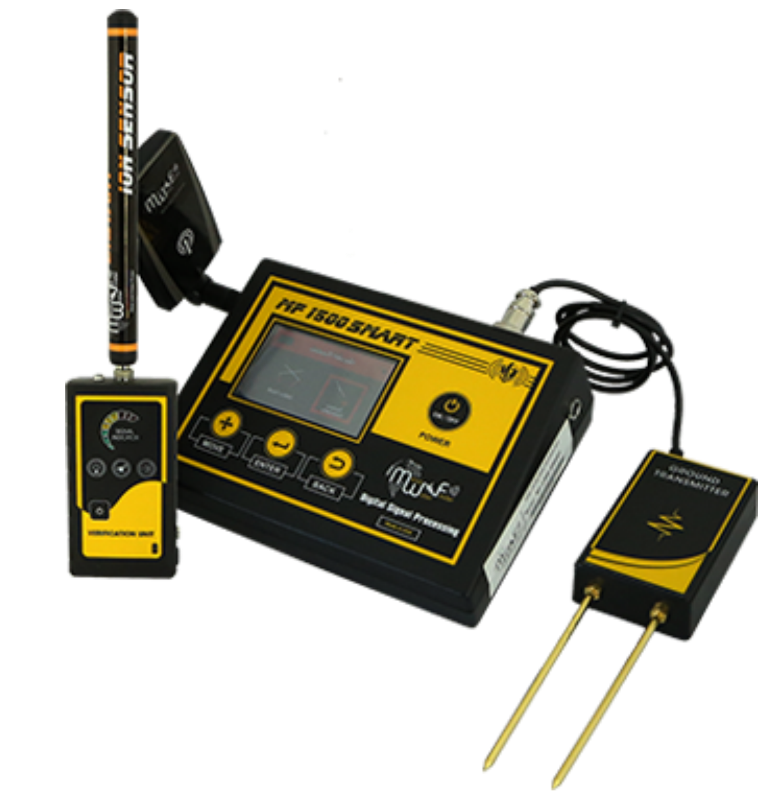 MWF MF 1500 Smart Professional Prospecting Geolocator Metal Detector