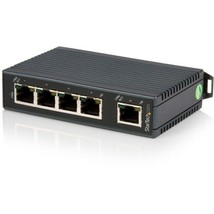 StarTech 5-Port Industrial Ethernet Switch - DIN Rail Mountable - $140.99