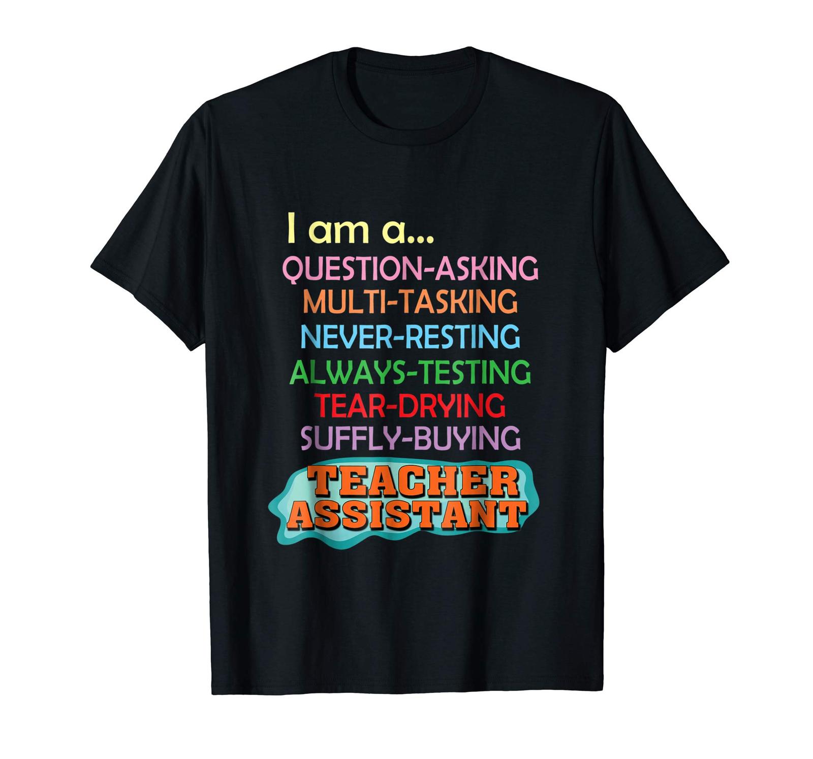 New Style Funny Teacher Assistant Shirts Thank You Teacher Gifts Men
