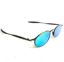 Vintage Oakley OO Michael Jordan Sunglasses Gold Wire Frames with Blue Lenses - $252.44