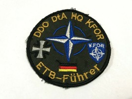 Ddo Dta Hq Kfor Patch Police Military Badge Shoulder Patch Insignia Etb Fuhrer - $9.50