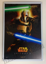 Star Wars Episode 3 General Grievous Wall Metal Sign plate Home decor 11.75" x 7
