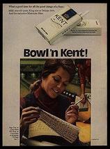 Bowling Ten Pin Keeping Score 1972 Kent Cigarette AD - $10.99