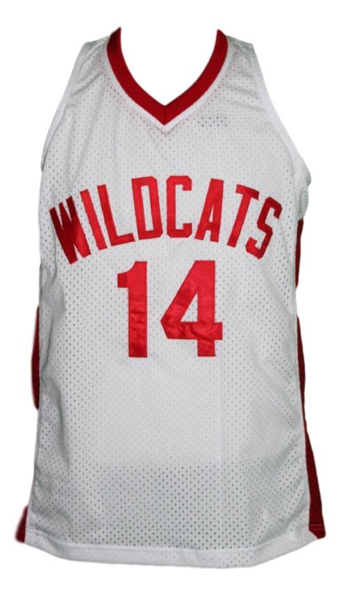 Troy Bolton High School Musical Zac Efron Basketball Jersey New White Any Size