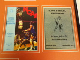 Syracuse Orange Basketball 16x20 Framed Memorabilia Set Program Covers Boeheim image 3