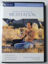 Gaiam Meditation Relaxing DVD Video Breathing Mind Body Health 85 minutes - $9.59