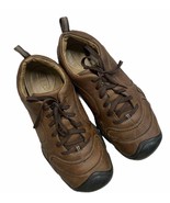 Keen Casual Oxfords Leather Lace up Shoes Comfort Brown Size 8.5 Mens - $34.95
