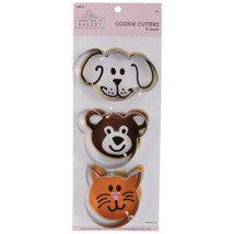 Sunny Side Up Bakery Metal Cookie Cutter Set - Dog, Bear, Cat - $8.79