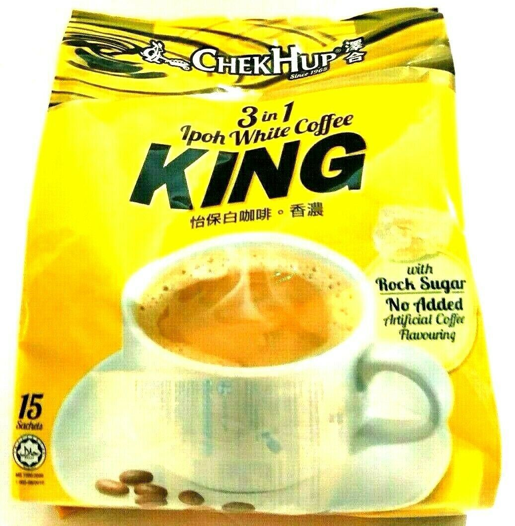Tesco Products ChekHup 3In1 Instant King White Coffee 15 Sachets x