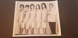1950-60s 8X10 Photo Male With 5 Lovely Ladies Nightclub Act Publicity Ph... - $17.38