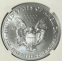 2021 (S) Silver Eagle Type 1 SF EMERGENCY ISSUE  NGC MS70 FDOI - Mercanti  image 3