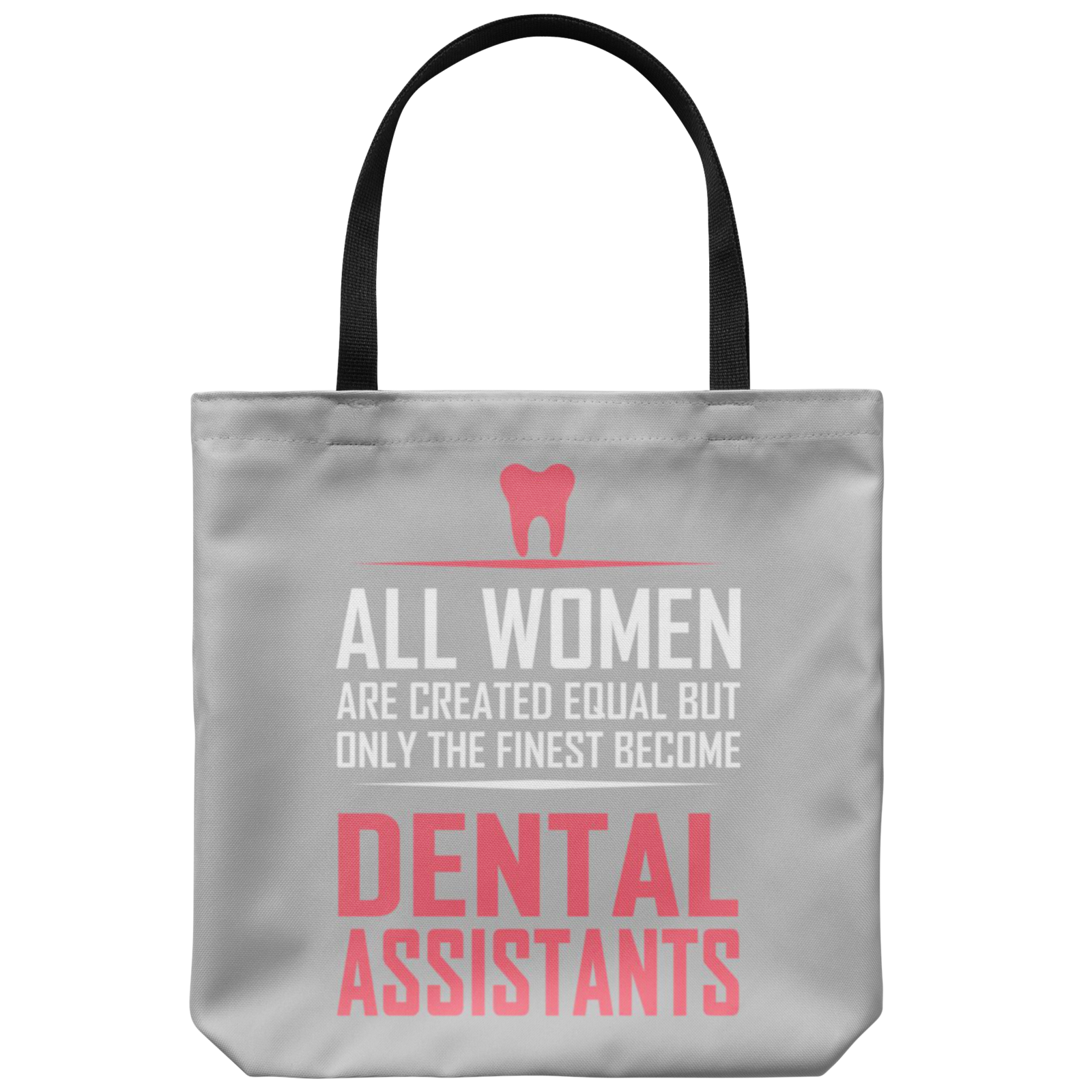 All Women Dental Assistants Everyday Tote Bags Shoulder Carry Double Sided Print Reusable Eco Bags