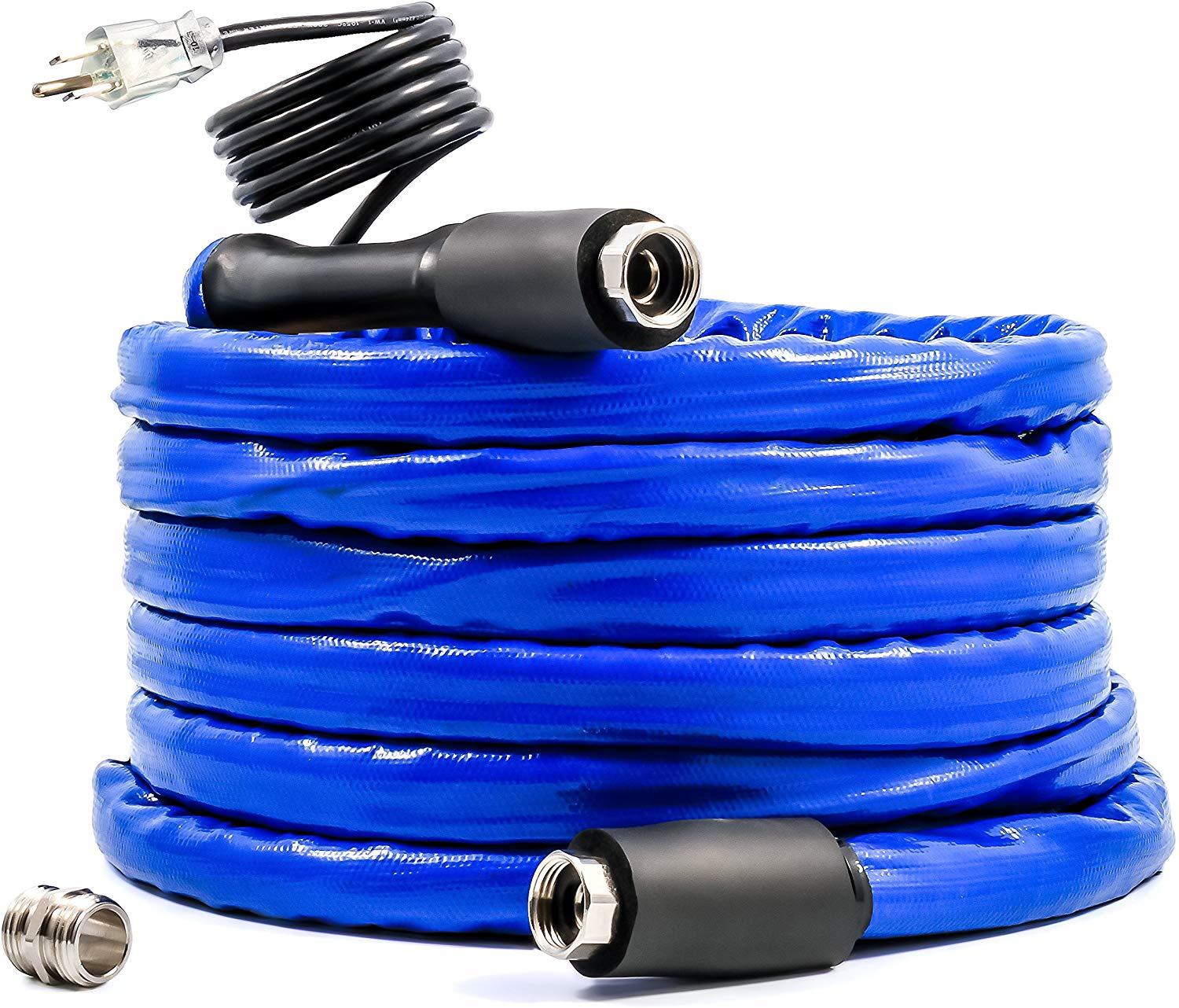  25 Foot Length Taste Pure Heated Drinking Water Hose with Energy Saving Thermostat