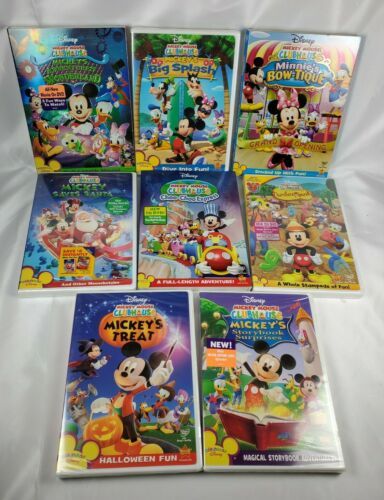 Lot of 8 Brand New Disney Mickey Mouse Clubhouse DVD's - DVD, HD DVD ...