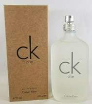 CK One by Calvin Klein Unisex 200ml 6.7oz Eau de Toilette Spray As in Pic - $32.73