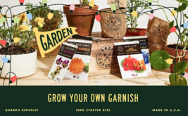 Edible Flowers Starter Kit Seeds, Soil, Markers, Grow Bags  -  Gift Box image 5