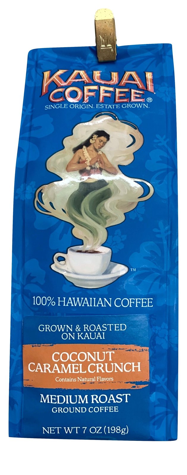 Kauai Coffee Coconut Caramel Crunch Ground Coffee 7 ounce