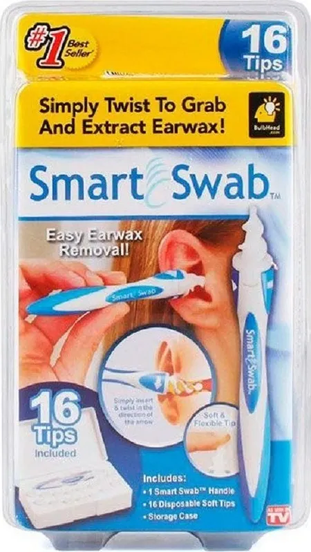 Ear Wax Removal Kit.Earigator. Ear cleaner Smart Swab.  + 16 Tips!!! SALE!!!