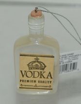 Ganz MX175863 Midwest Gift Clear Miniature Vodka Bottle Glass Ornament image 3
