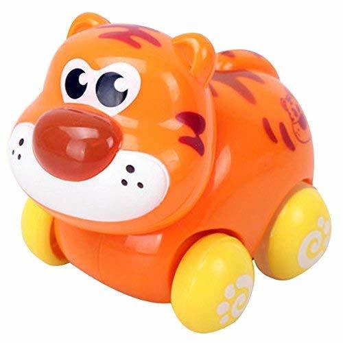 PANDA SUPERSTORE Set of 2 Wind-up Toy Tiger Car for Baby/Kids(Multicolor)