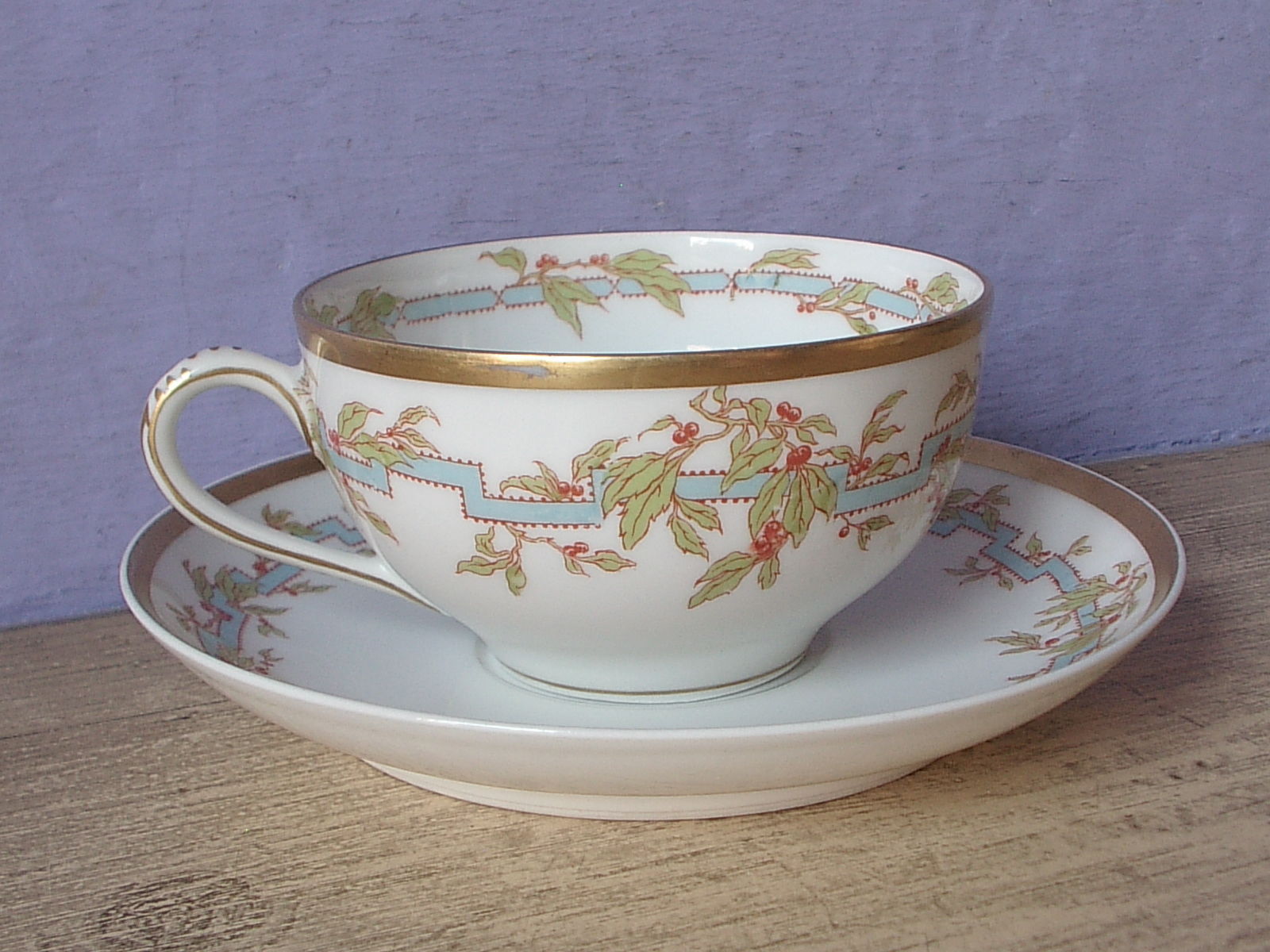 Antique 1890's Haviland Limoges France Victorian china Fruit tea cup ...