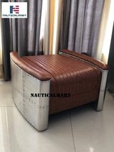 Aviator Ottoman Chair Inspire By Aircraft Home Decor Designer Furniture  image 3
