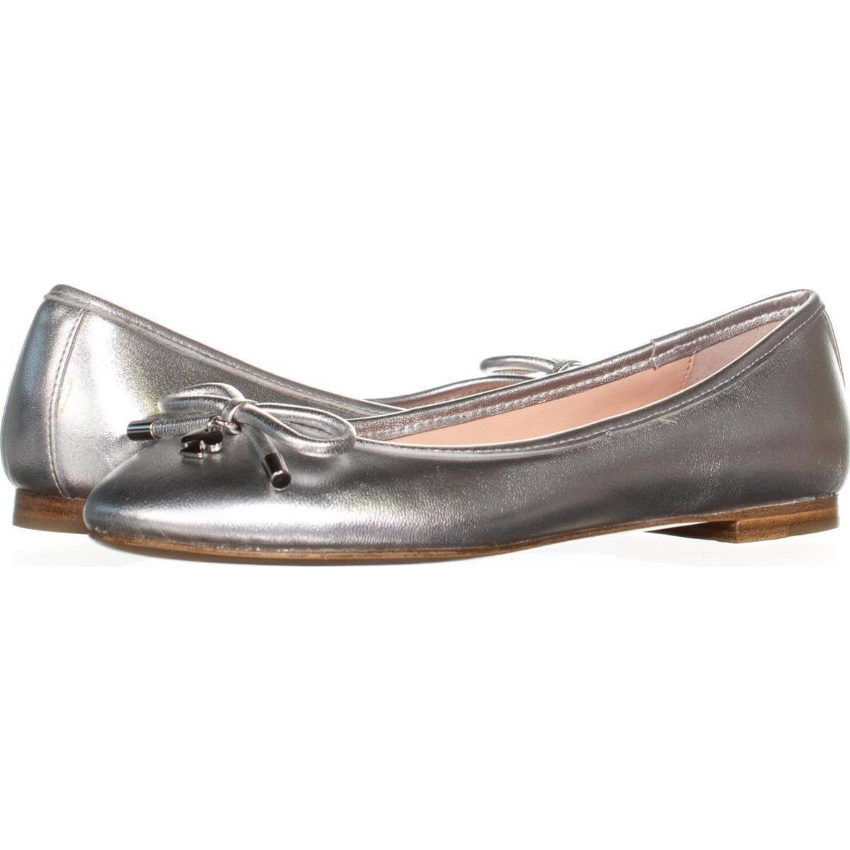 Kate Spade Willa Ballet Flats 502, Silver, 5 US - Flats & Oxfords