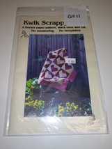 Two Kwik Quilters, Quick Scrappy Heart Quilt Pattern, (Q511) - $5.00